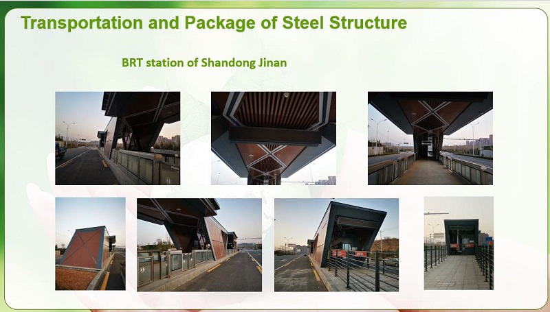 Jinan BRT Steel Structure Station